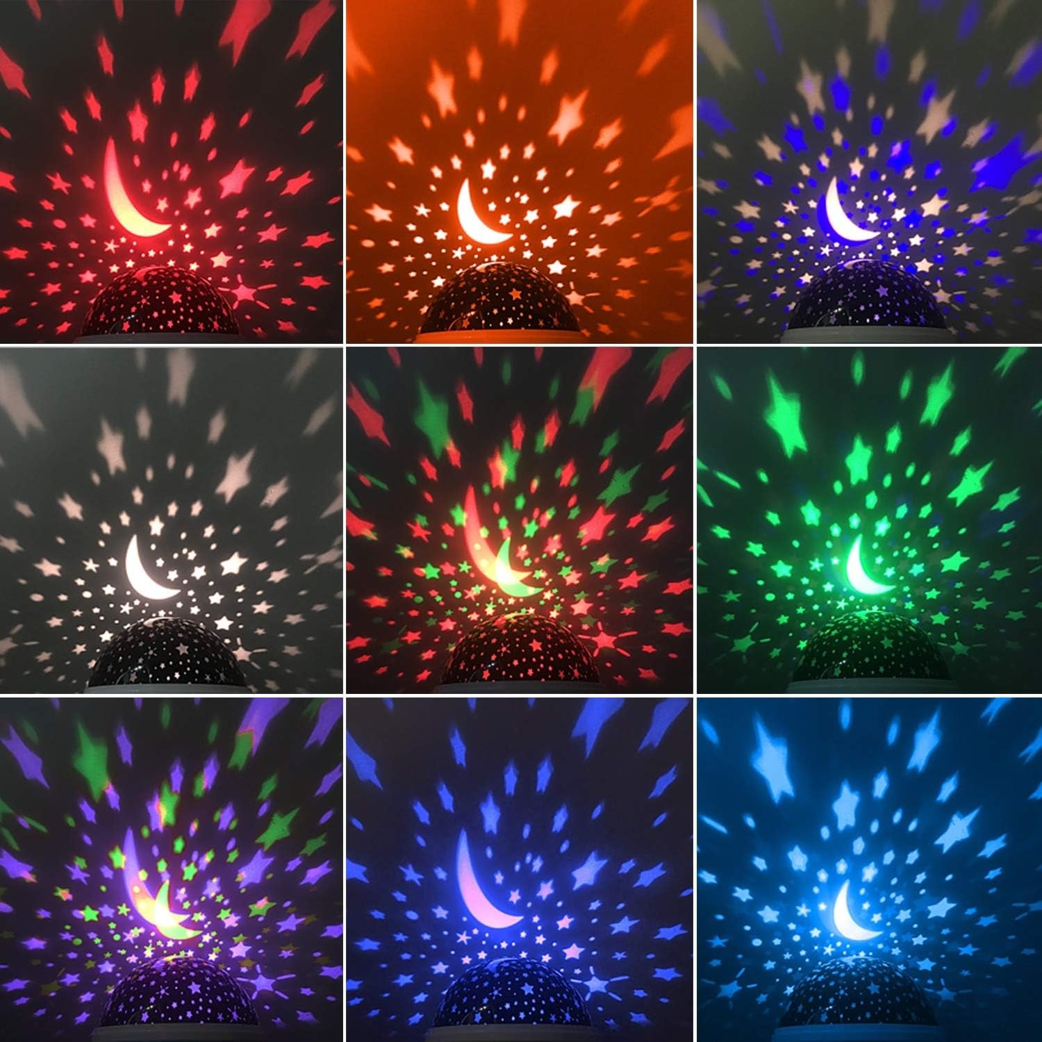 Night Light Star Lamp  – 360° Rotating